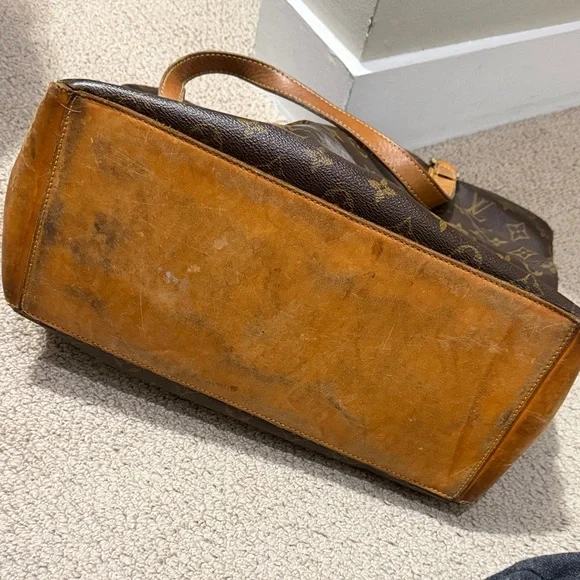 AUTHENTIC Vintage Louis Vuitton Brown Monogram Shoulder Bag - Picture 5 of 8